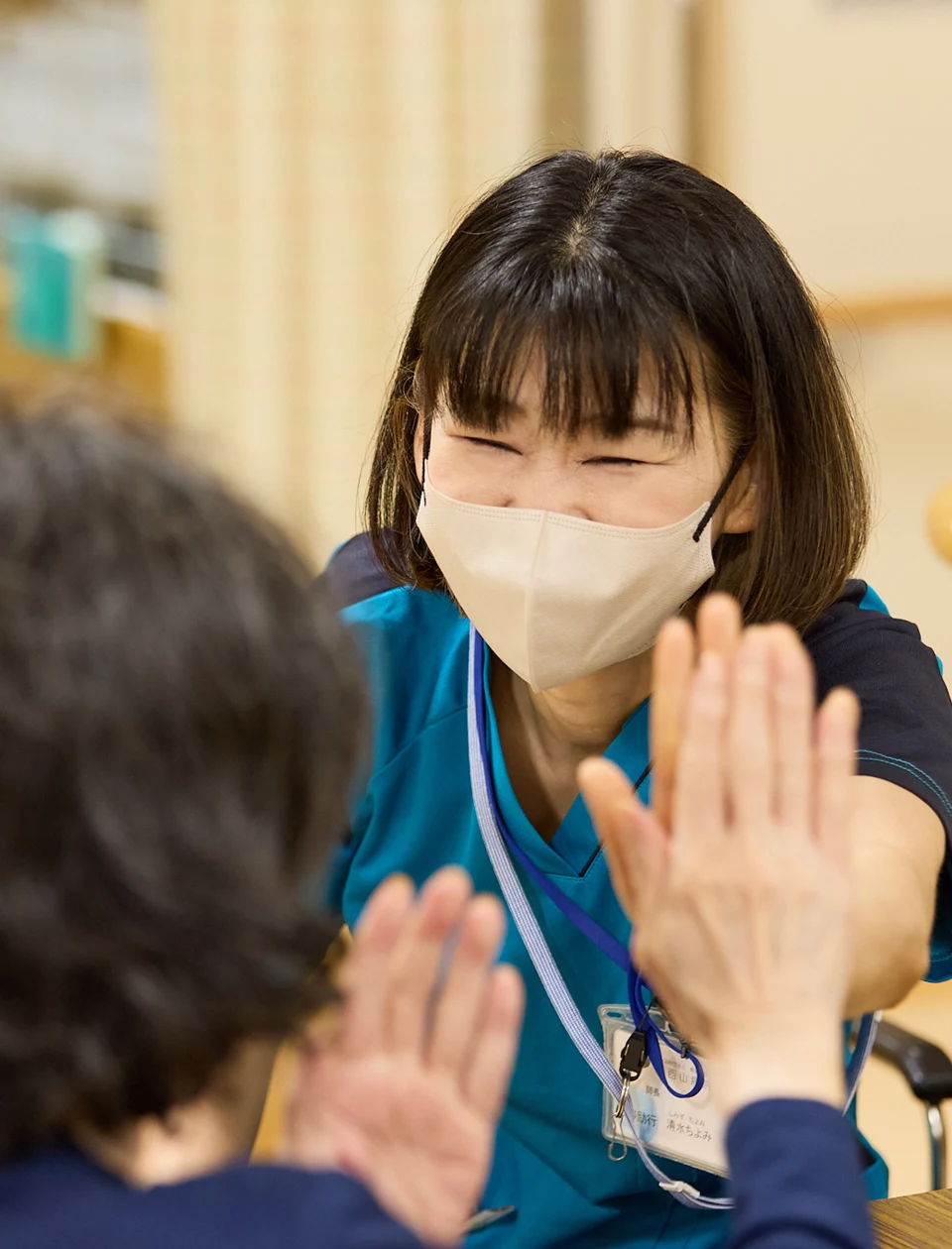 自分らしい看護を実践するスタッフ