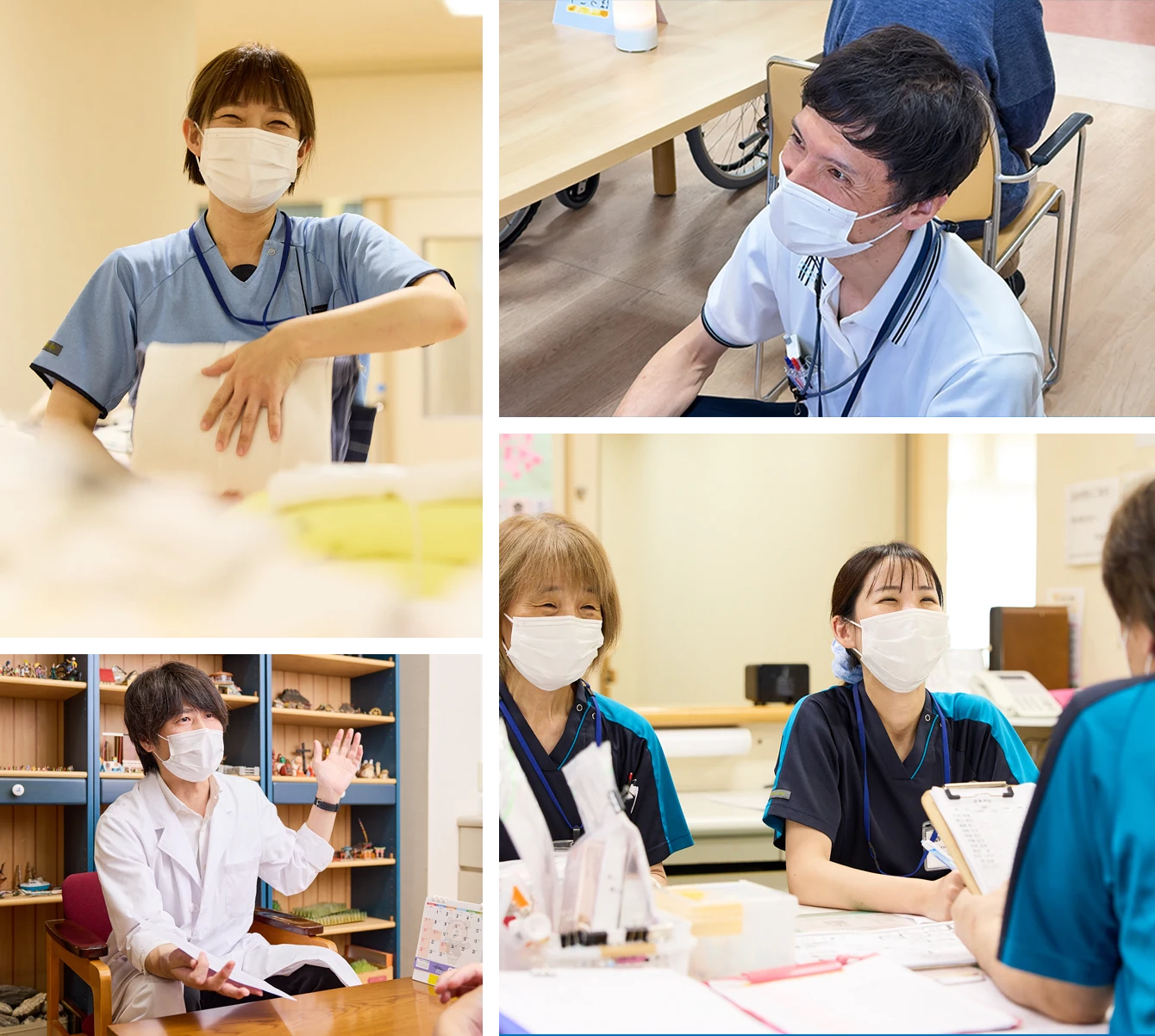 西山病院で働くスタッフ